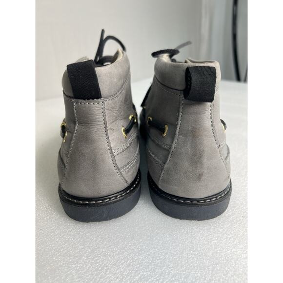 Sperry gold cup A/O Grey Chukka Boots Lace‎ Up Mens Sz 9.5 Nubuck High Top main image 11